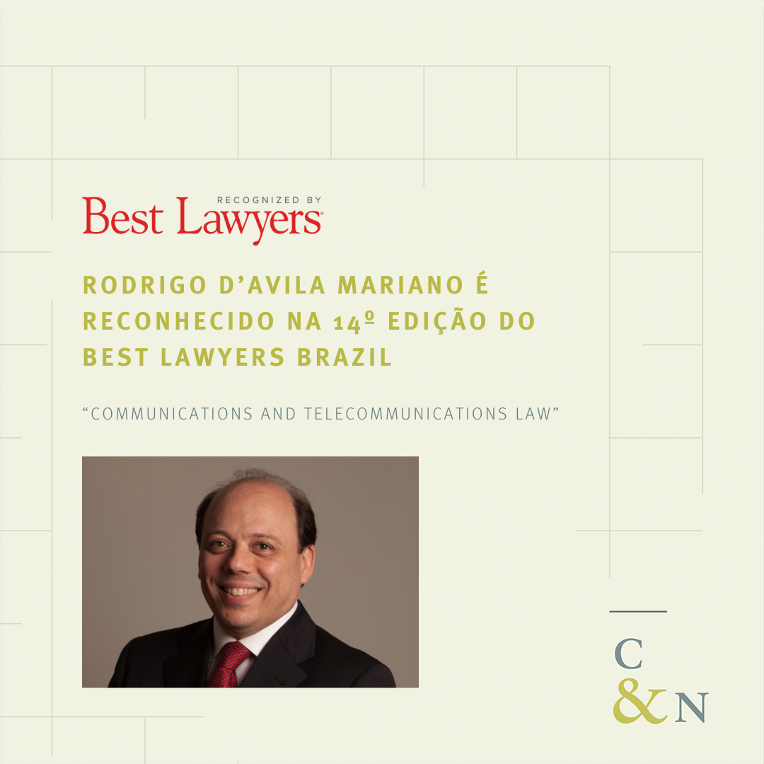 Rodrigo D'Avila Mariano é reconhecido na 14ª edição do Best Lawyers Brazil  - Chiarottino & Nicoletti Advogados